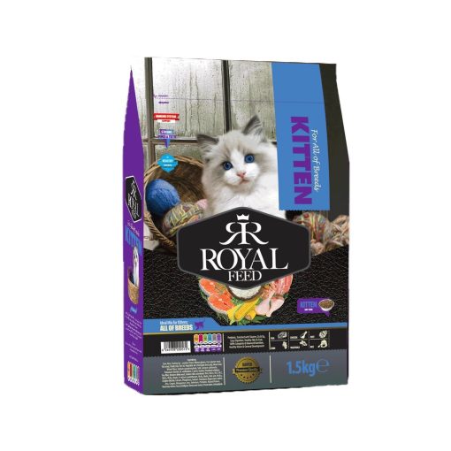2 غذای خشک بچه گربه برند royalfeed - تصویر 1