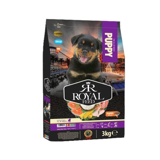 7 غذای خشک توله سگ برای همه نژادها برند royalfeed - تصویر 1